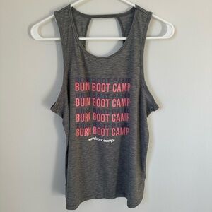 Burn boot camp tank with keyhole back - Size medium - EUC